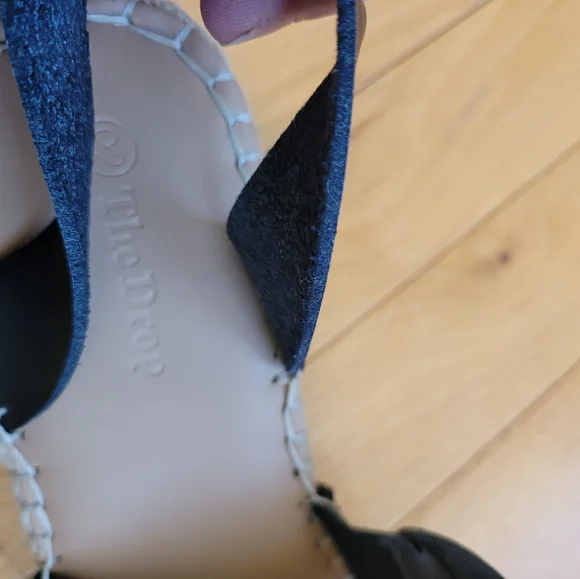 The Drop Listilla Wedge Black Espadrille Sandals. Size 9. - Picture 4 of 4